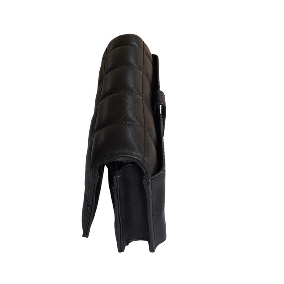 Michael Kors Black Quilted Lamb Smartphone Crossbodyw/LeatherChain - Picture 5 of 14